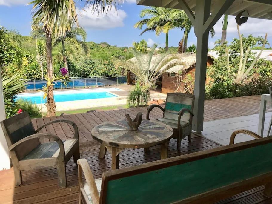 Villa Tikitanga Avec Piscine 10X5M A 650M De La Mer Saint-Francois  Exterior foto