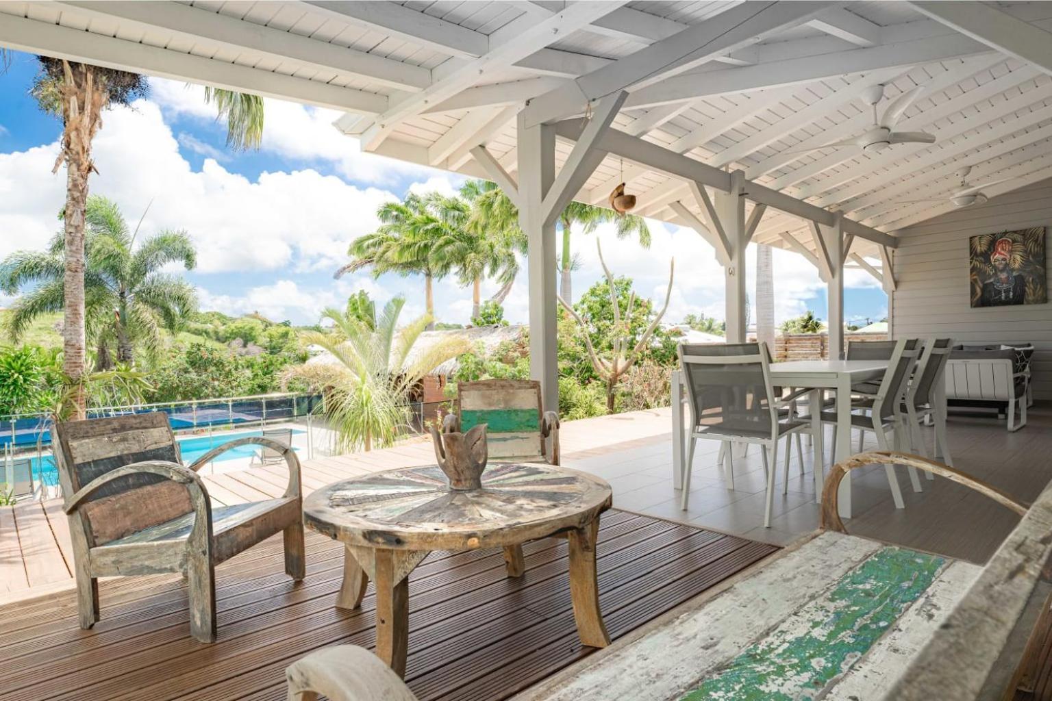Villa Tikitanga Avec Piscine 10X5M A 650M De La Mer Saint-Francois  Exterior foto